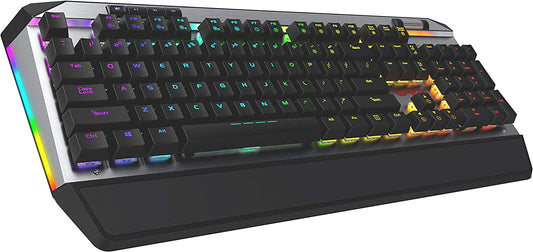 El Patriot Keyboard Viper V765 RGB White es un teclado para computadora con retroiluminación RGB personalizable. 